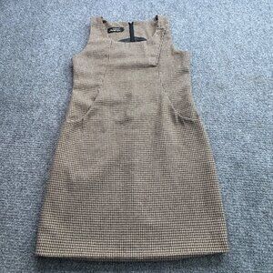 Chic Houndstooth Mini Dress